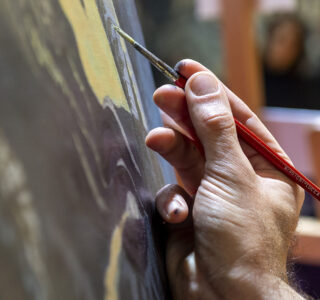 Live-painting a Collezionando con Area Performance